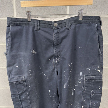 2000s Dickies Thrashed Faded Distressed Cargo Work Pants