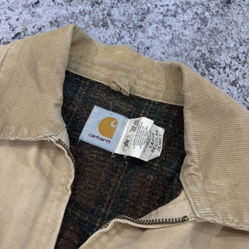 1990s CARHARTT THRASHED BLANKET LINED DETROIT JACKET