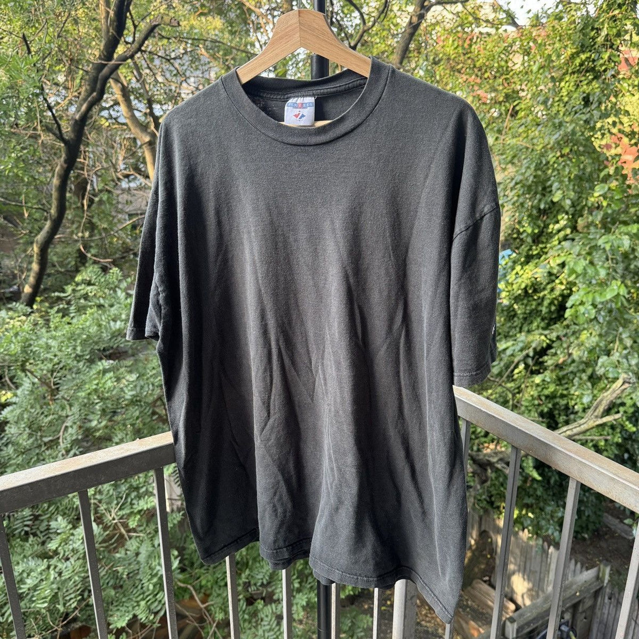 1990s Faded Black Blank Tee
