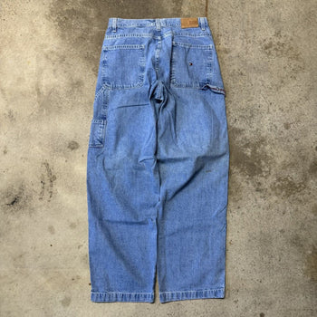 2000S TOMMY HILFIGER FADED BAGGY CARPENTER DENIM JEANS