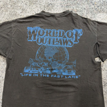 1990s Thrashed World Of Outlaws Racing Tee