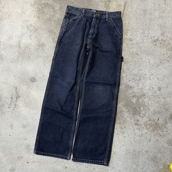 2000S POLO RALPH LAUREN BLACK BAGGY CARPENTER DENIM JEANS