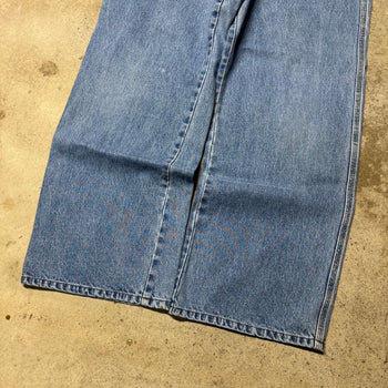 1990s UNIONBAY FADED BAGGY WIDE LEG DENIM SKATER JEANS