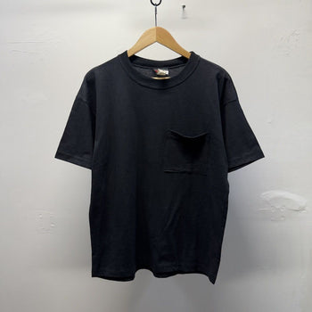 Vintage 1990s Blank Black Pocket Tee