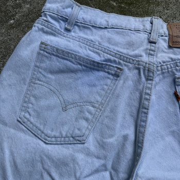 VINTAGE 90s LEVI'S 550 ORANGE TAB DENIM JEAN SHORTS JORTS