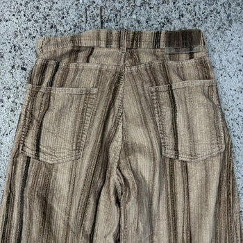 Our Legacy Vast Cut Wide Leg Striped Corduroy Pants