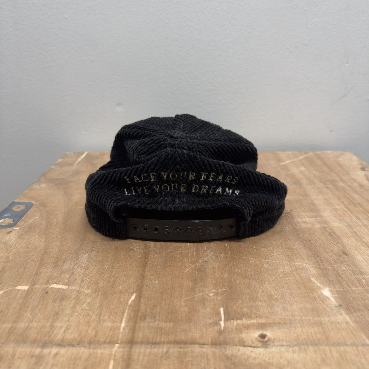 Vintage 1990s Faded No Fear Corduroy Hat Made in USA