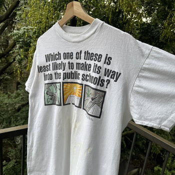 1990s Guns God Drugs Public Schools Tee