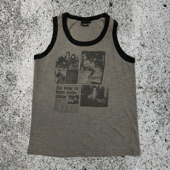 FADED SEX PISTOLS MURDER RIBBED TANK