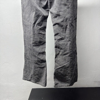 2000s Low Rise Thrashed Faded Distressed Corduroy Pants