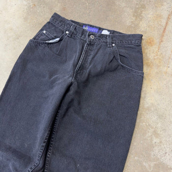 1990S LEVI’S SILVERTAB BAGGY BLACK DENIM SKATER JEANS