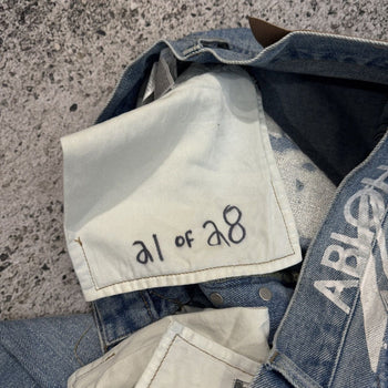 Denim Tears Virgil Abloh Embroidered Levi's 501 Jeans