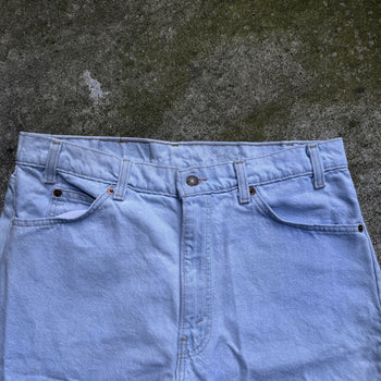 VINTAGE 90s LEVI'S 550 ORANGE TAB DENIM JEAN SHORTS JORTS