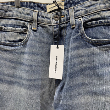 Bare Knuckles Washed Indigo Flared Jeans