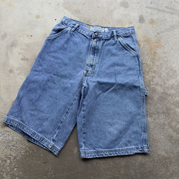 1990s BUGLE BOY BAGGY CARPENTER DENIM SKATER JEAN SHORTS JORTS