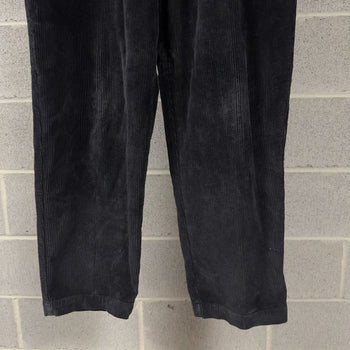 2000s Black Corduroy Baggy Wide Leg Pants