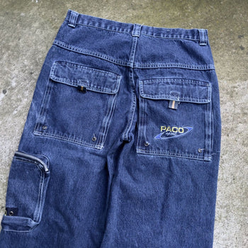 1990S/2000S Y2K PACO JEANS BAGGY DENIM CARGO SKATER JEANS