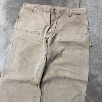 1990s CARHARTT TAN DOUBLE KNEE CARPENTER PANTS