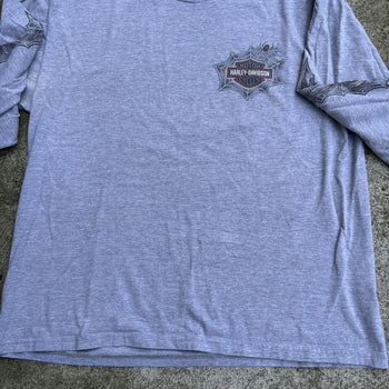 2000S HARLEY DAVIDSON SPIDERWEB LONGSLEEVE TEE