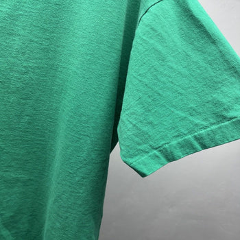 1990s Faded Green Blank Pocket Tee
