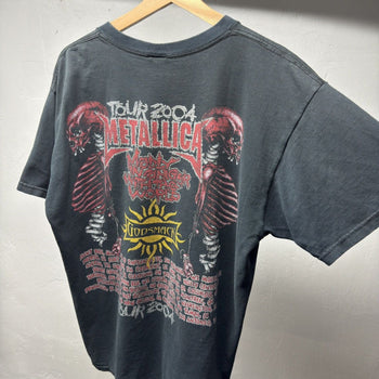2004 Metallica Pushead Thrashed Faded Band Tee